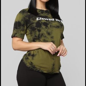 Glowed Up Top - Olive Combo